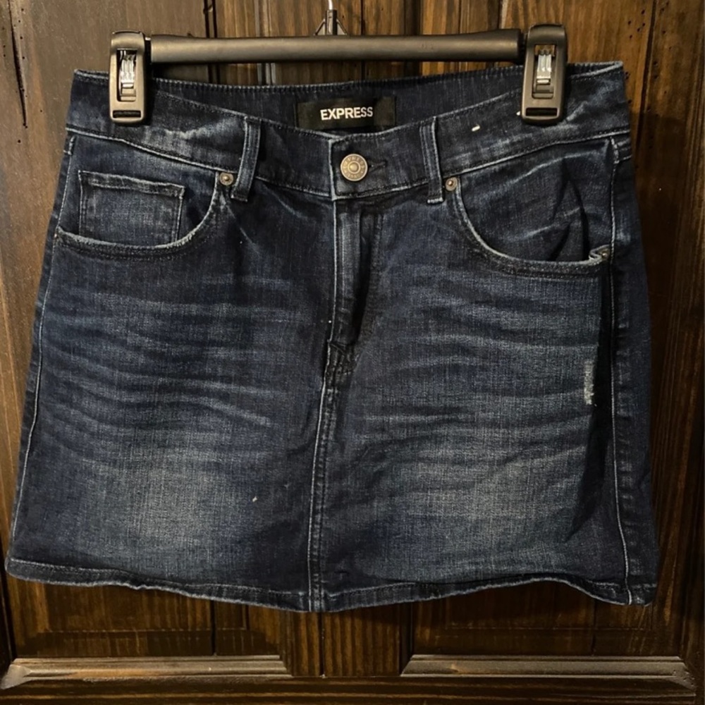Express Jean Skirt